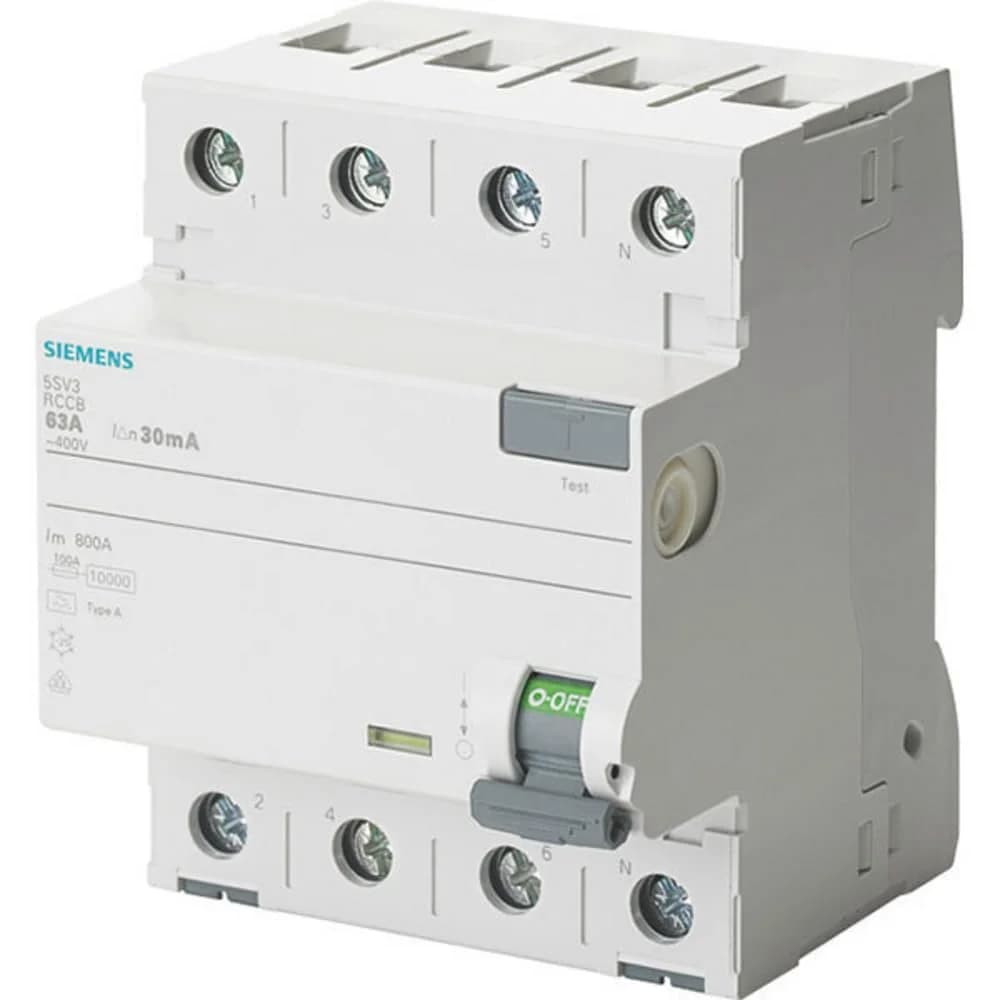 Siemens, Schutzschalter, FI-Schutzschalter