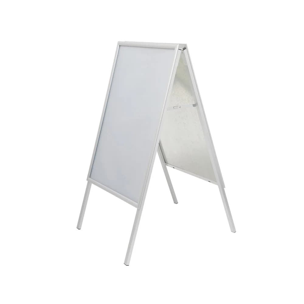 Maul Kundenstopper DIN A1 Aluminium Silber