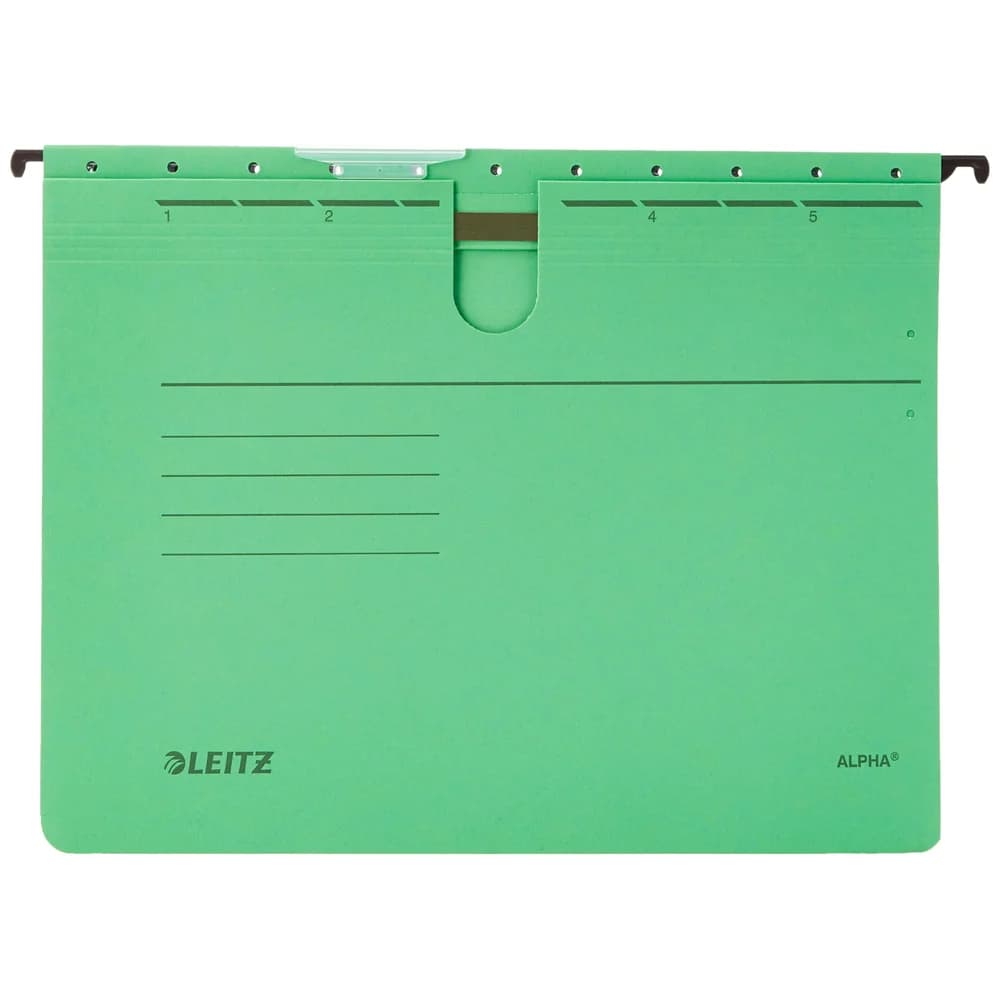 LEITZ Hängehefter ALPHA 1984 grün - 5 Stück
