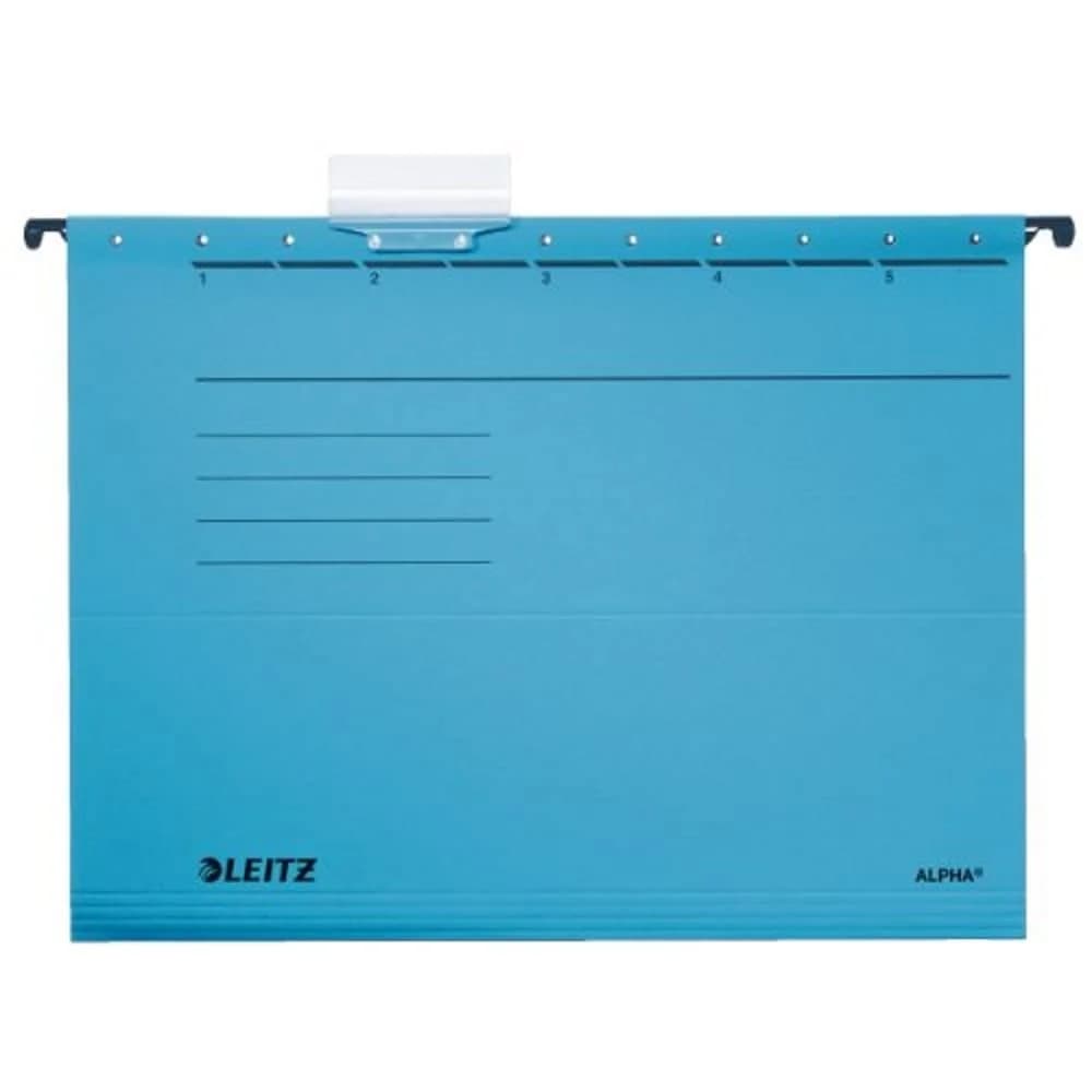 LEITZ Hängemappe ALPHA 1985 blau - 5 Stück