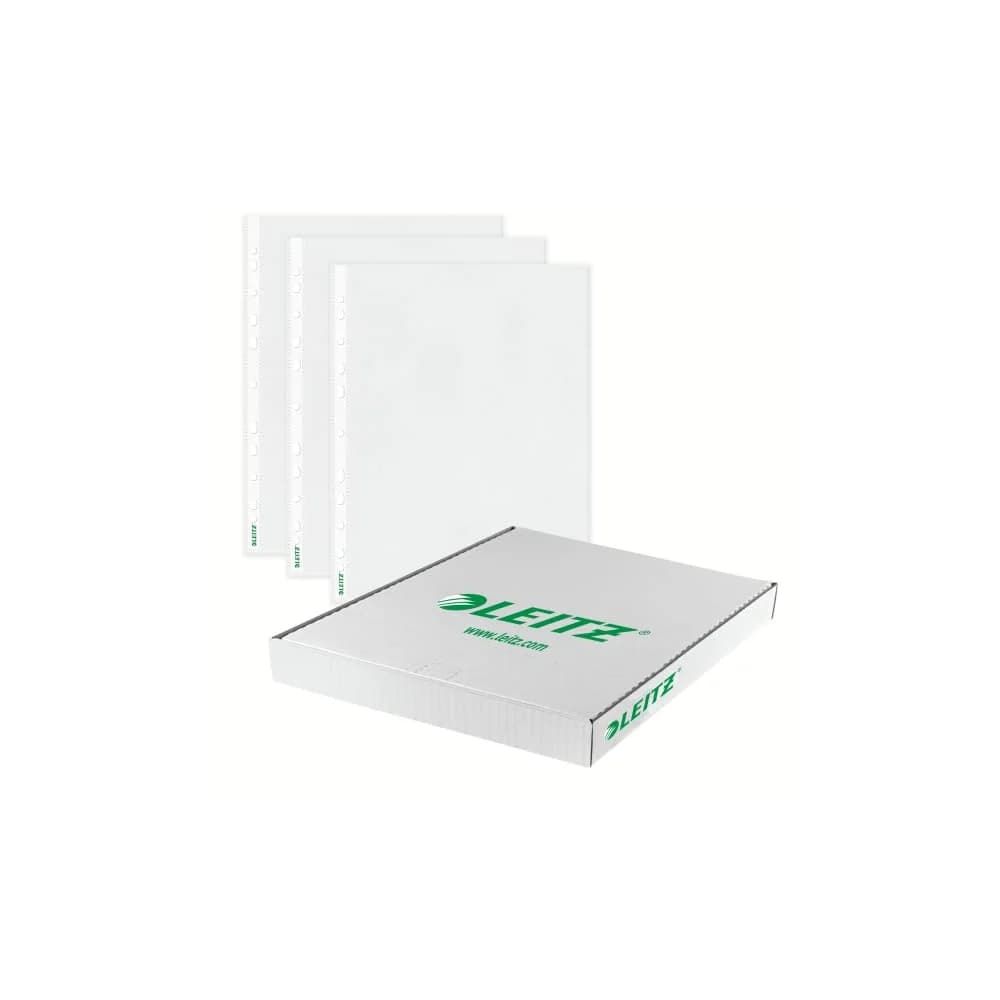 LEITZ Prospekthüllen 4770 DIN A4 glasklar glatt 0,08 mm - 100 Stück