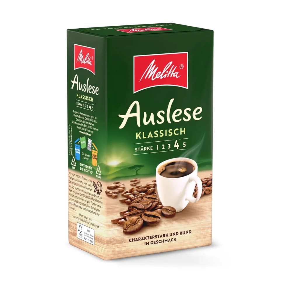 Melitta Auslese Klassisch 500g gemahlener Kaffee