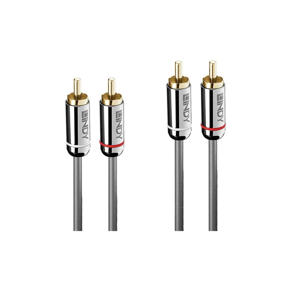 Lindy 35349 Audio-Kabel 10 m 2 x RCA Anthrazit