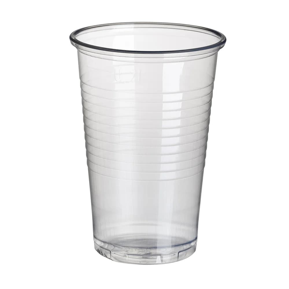 Papstar 100er-Pack Einweg-Trinkbecher 0,2L transparent transparent, 9.9 cm