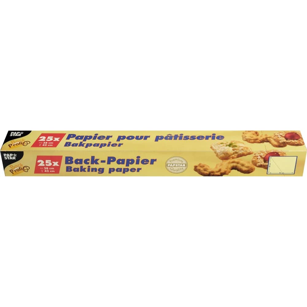 Papstar Backpapierzuschnitte 14201 , 1 Packung = 25 Blatt Zuschnitte