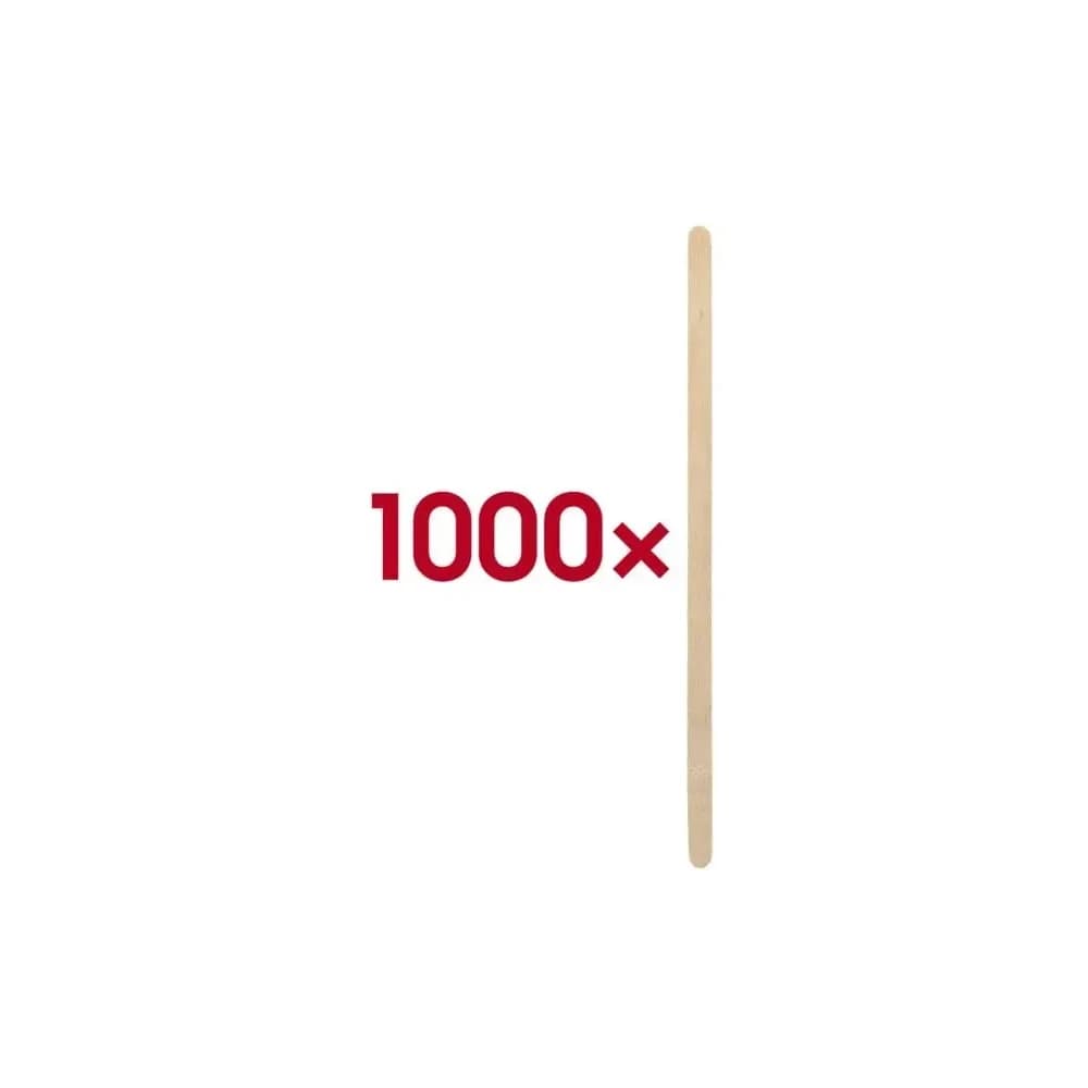 PAPSTAR 1000 Rührstäbchen, Holz "pure" 14 cm x 5 mm
