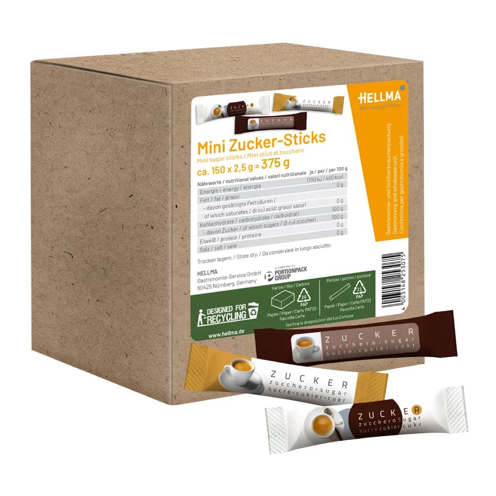 Hellma Zuckersticks »Mini« 150 Portionen