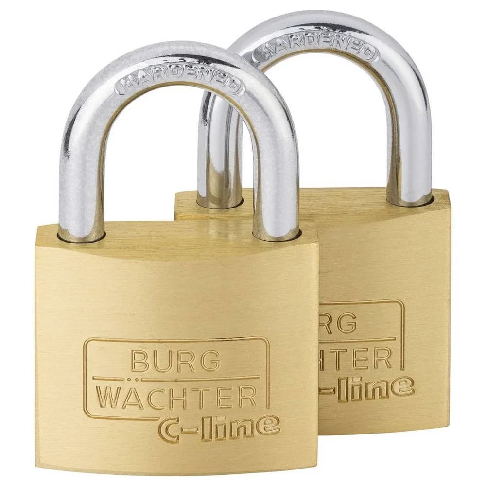 Burg Wächter Zylinder-Vorhangschlösser Duo 222 40 SB