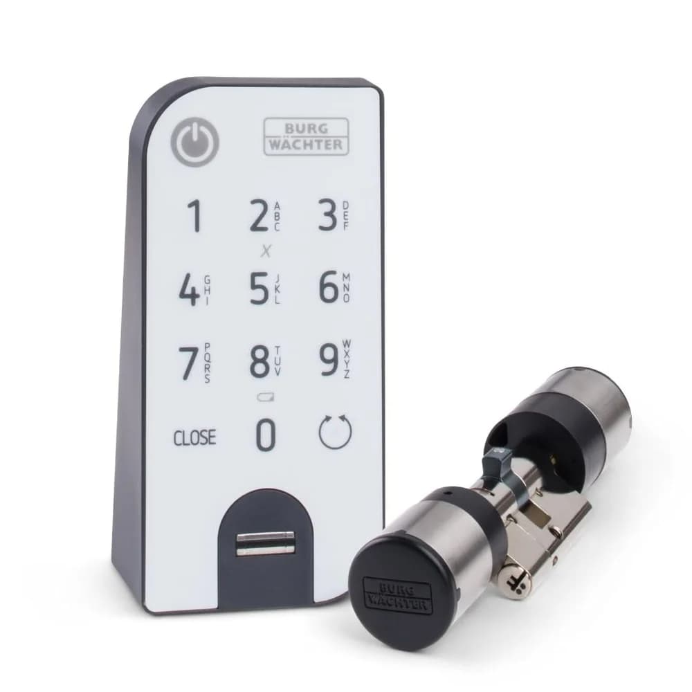 Burg Wächter elektronisches Türschloss secuENTRY easy 7602 FP mit Fingerprint