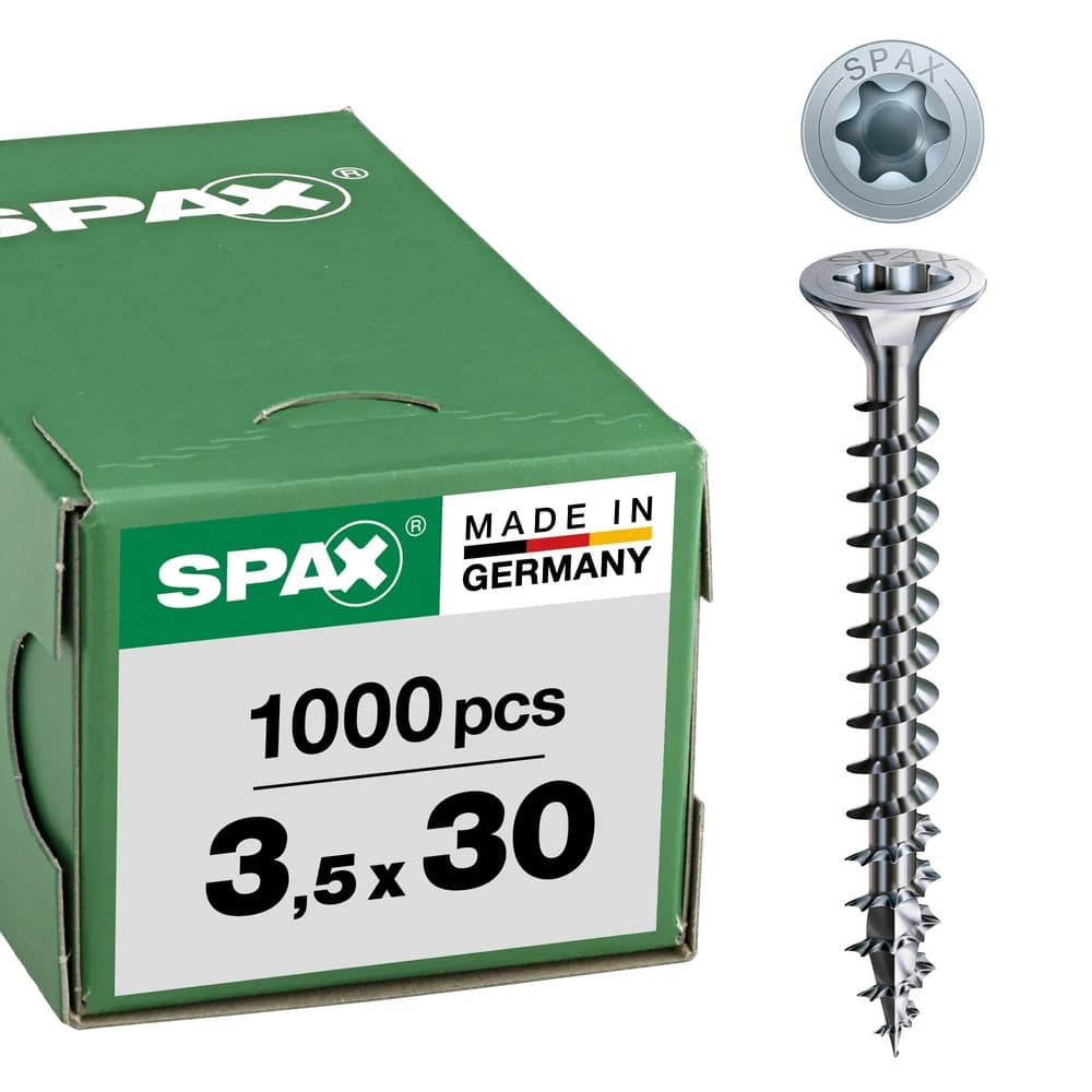 SPAX® Universalschrauben T20 3,5x30 1000 St.