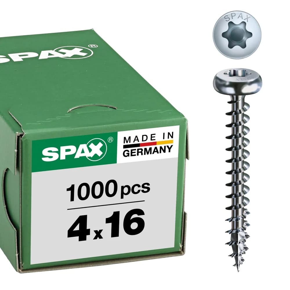SPAX® Universalschrauben T20 4x16mm 1000 St.