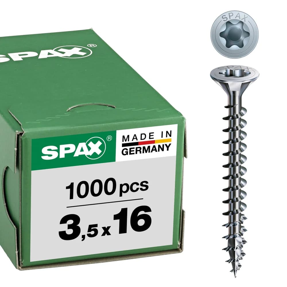SPAX® Universalschrauben T20 3,5x16 1000 St.