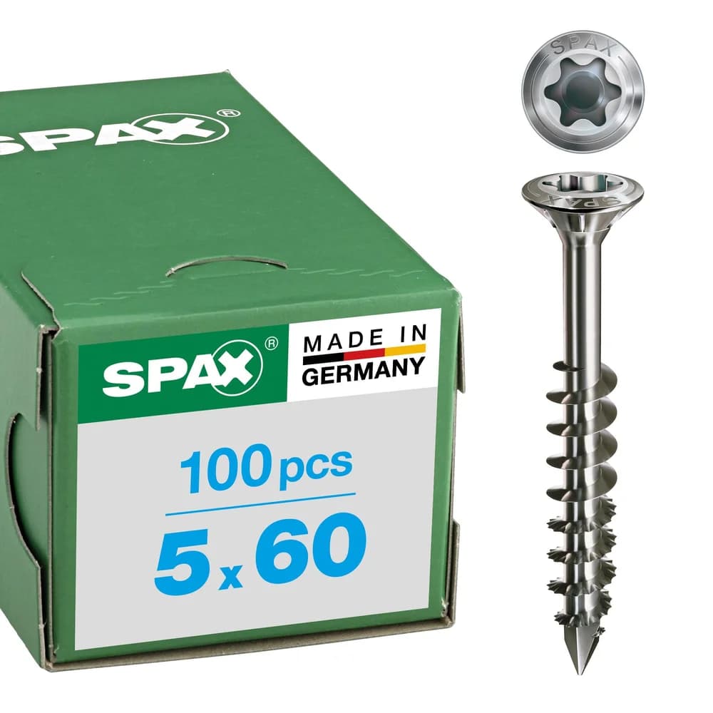 SPAX® Fassadenschrauben A2 T20 5x60 100 St.