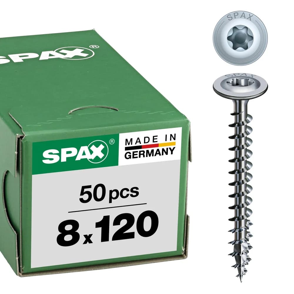 Spax Tellerkopf T-STAR+ 8,0x120 VG Wirox