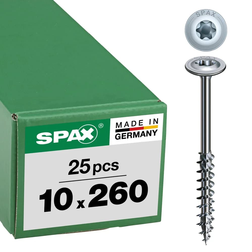 SPAX® Holzbauschrauben T50 10x260 25 St.