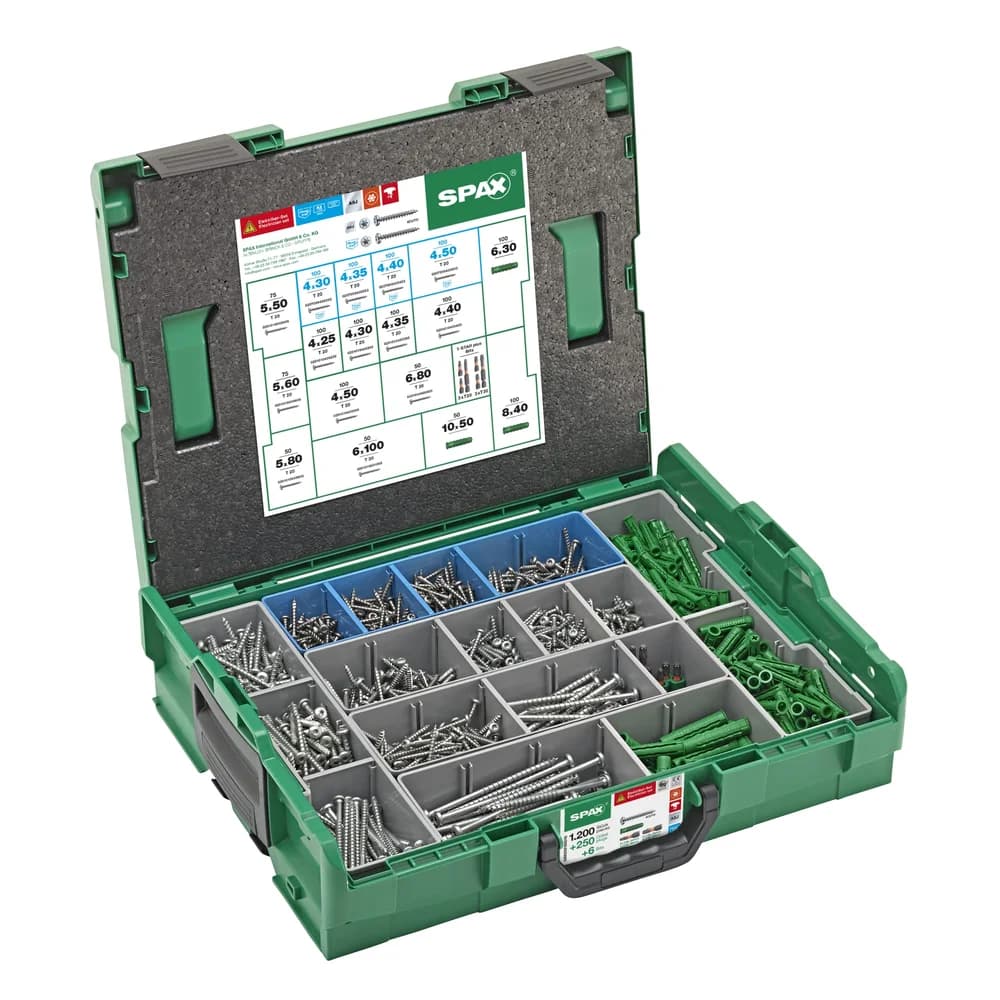 SPAX Elektriker L-BOXX GROSS T-STAR plus