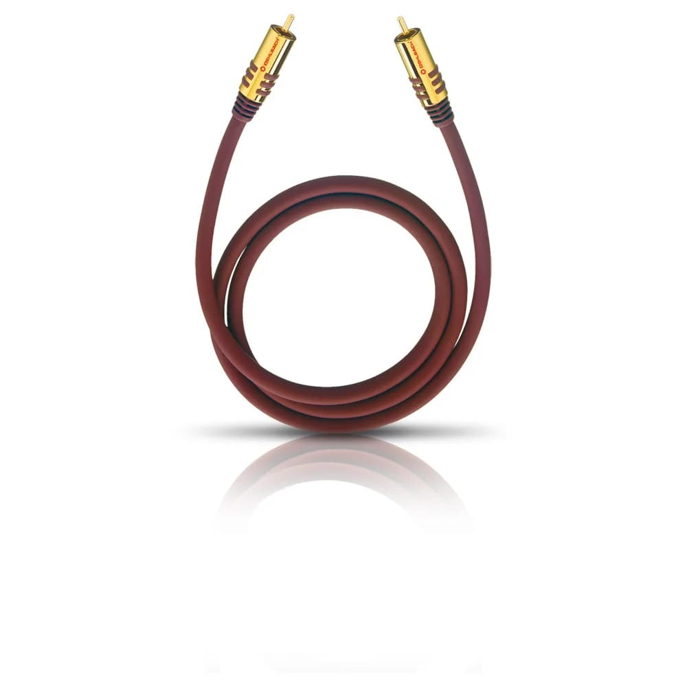 Oehlbach NF Sub Cinch Subwoofer Kabel 3m Rot