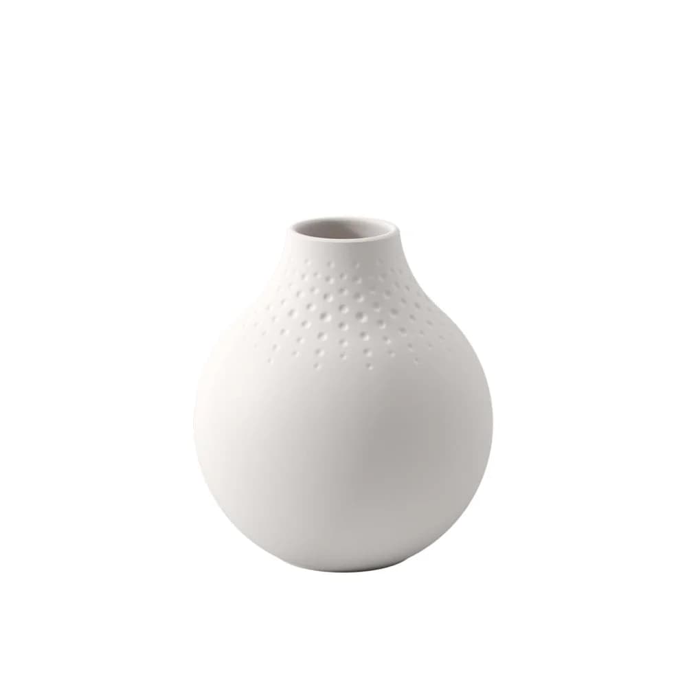 Villeroy & Boch Manufacture Collier blanc Vase Perle klein 11x11x12cm