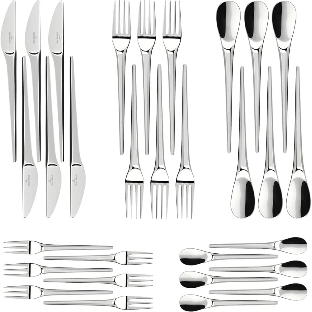 Villeroy & Boch Besteck-Set NewMoon Tafelbesteck 30tlg.