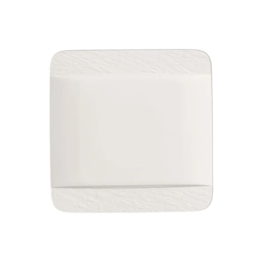Villeroy & Boch Speiseteller Manufacture Rock blanc, 28x28x2 cm weiß