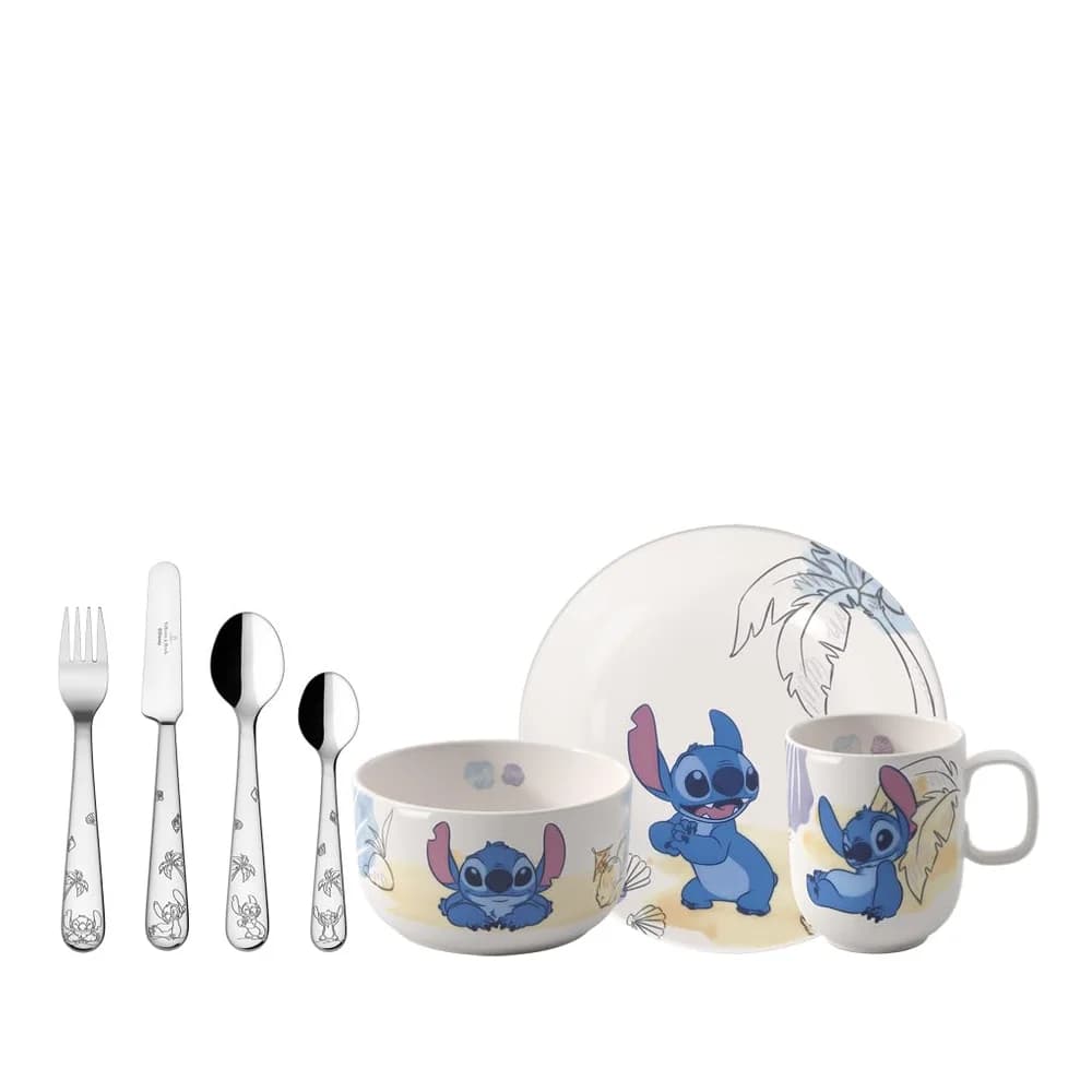 Villeroy & Boch Disney Stitch Kindergeschirr-Set 7-teilig 280 ml