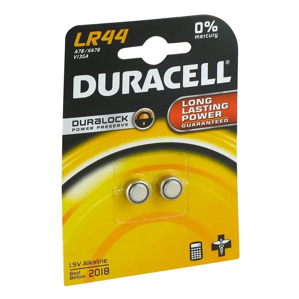 Batterien Knopfzelle Lr 44 A76 Duracell