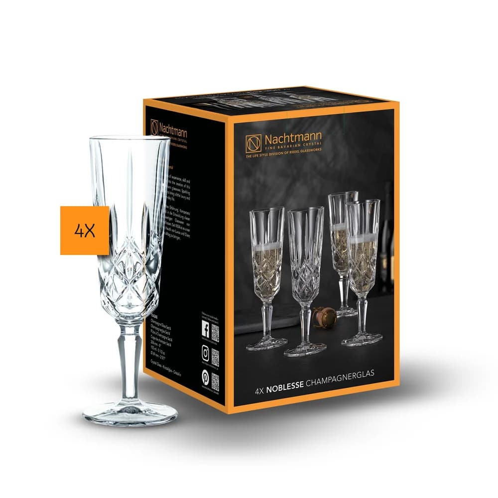 Nachtmann Noblesse Champagnerglas 4er Set