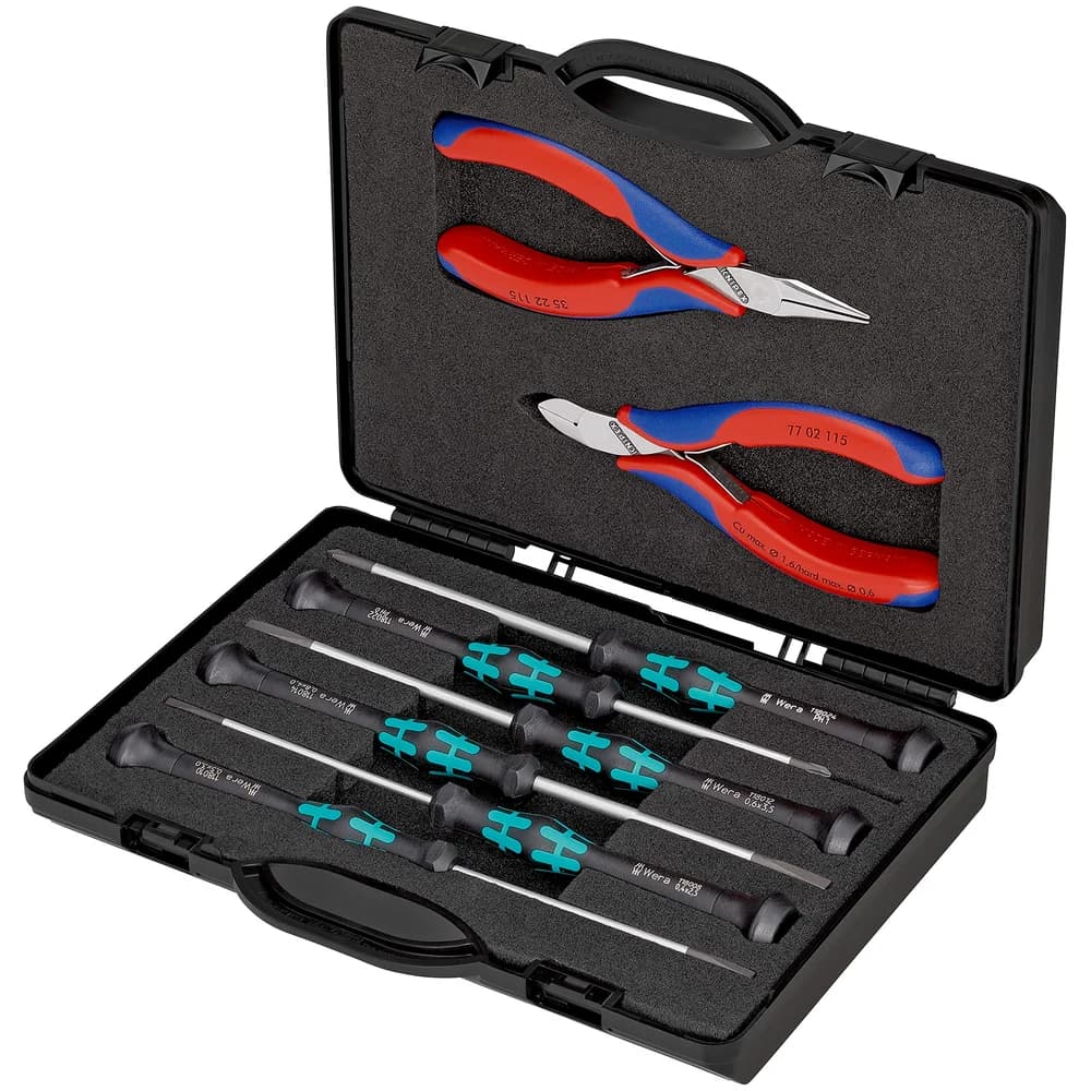 Knipex Zangen-Set 00 20 18 Schwarz