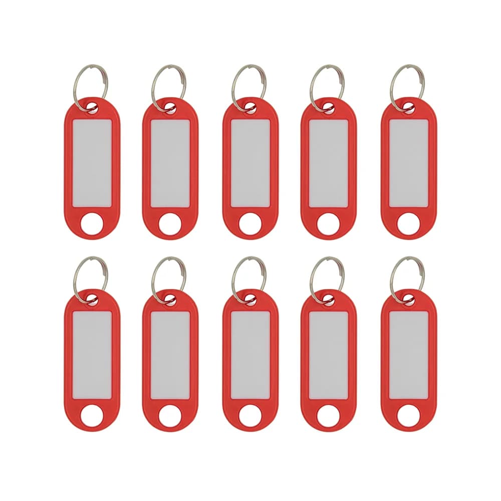 WEDO 262 101802 10x Schlüsselanhänger rot