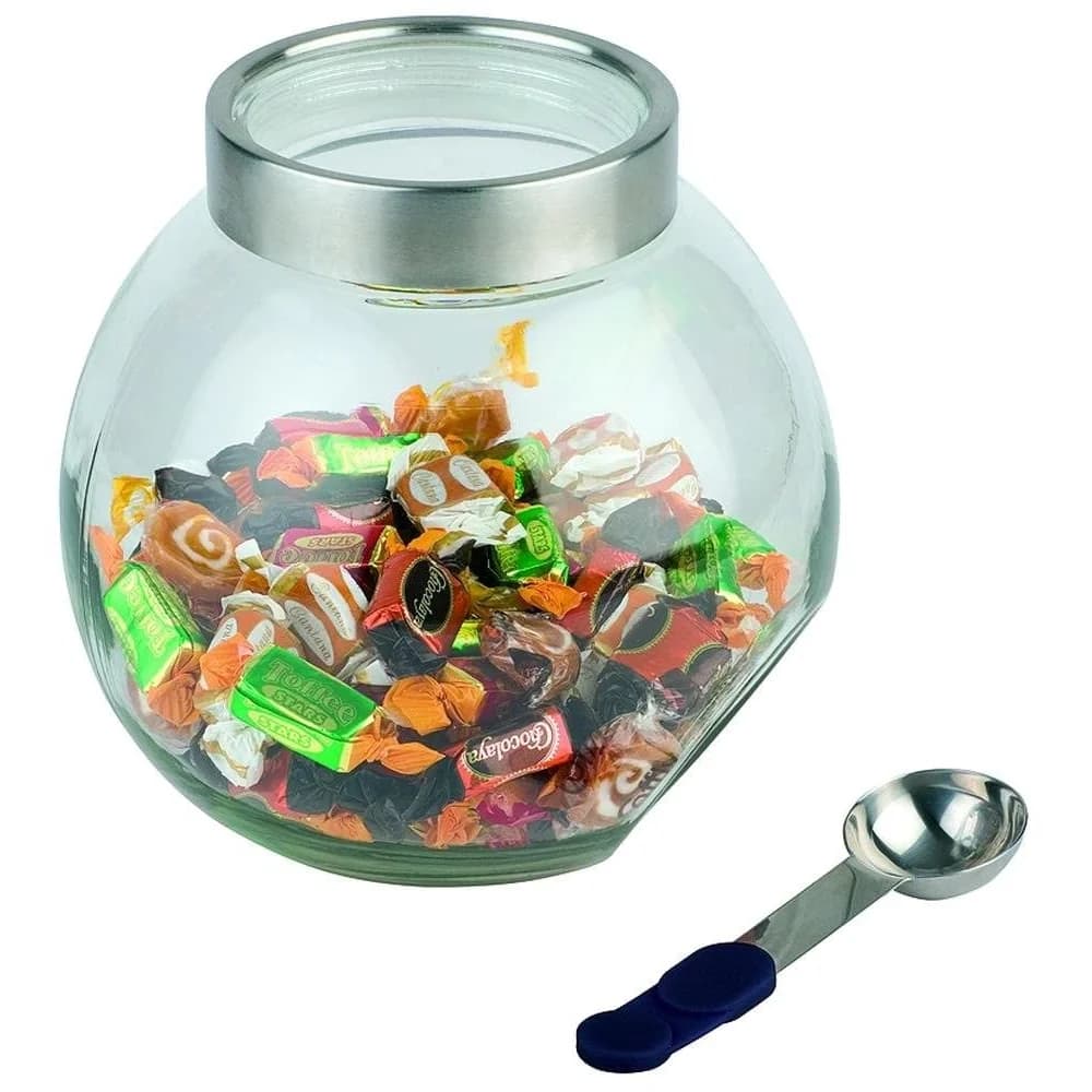 APS Geschirr-Set Vorratsdose 636 Durchmesser 20cm 3l Glas +Löffel
