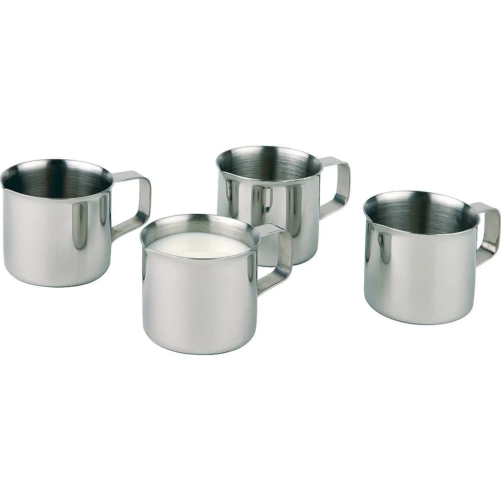 APS Milchkännchen / Sahnegießer 4er-Set 10321 , 1 Set = 4 Kännchen, Farbe: metallic-silber