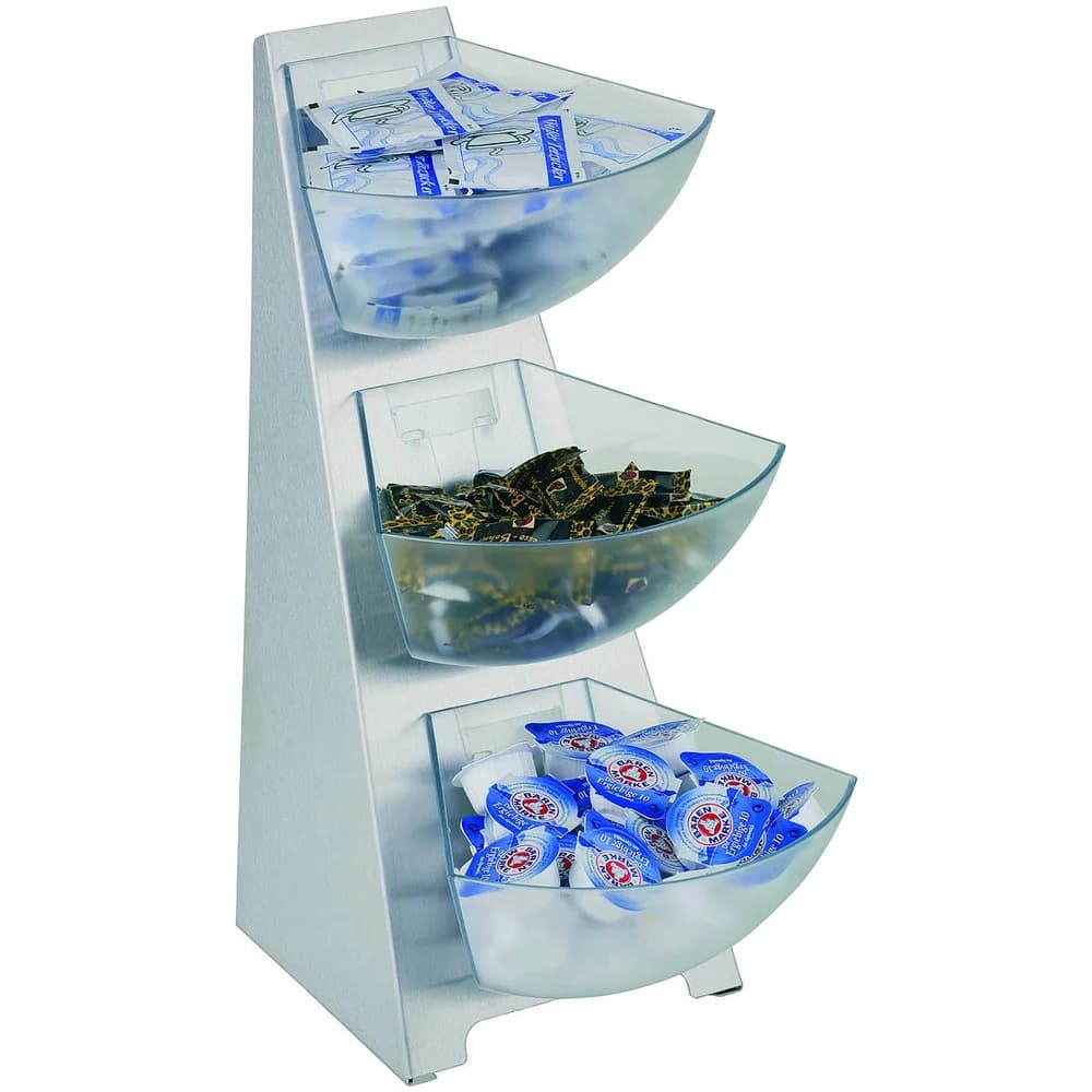 APS Geschirr-Set Sortiersystem 11444 3stufig Edelstahl silberfarben