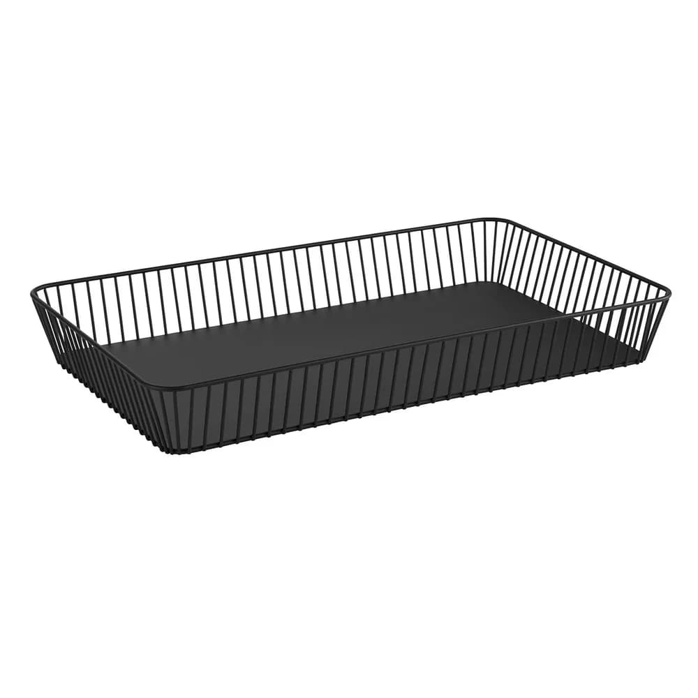 APS Brotkorb URBAN, Metall, (1-tlg), (Obst-, Gemüsekorb), Antirutsch Füße, 53x32,5 cm schwarz