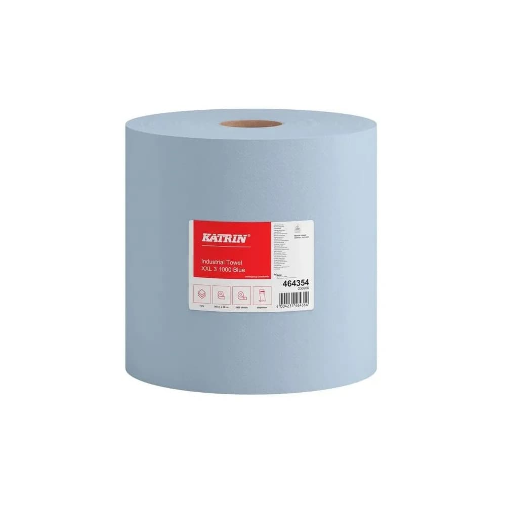 KATRIN® Putztuchrolle 3-lagig blau