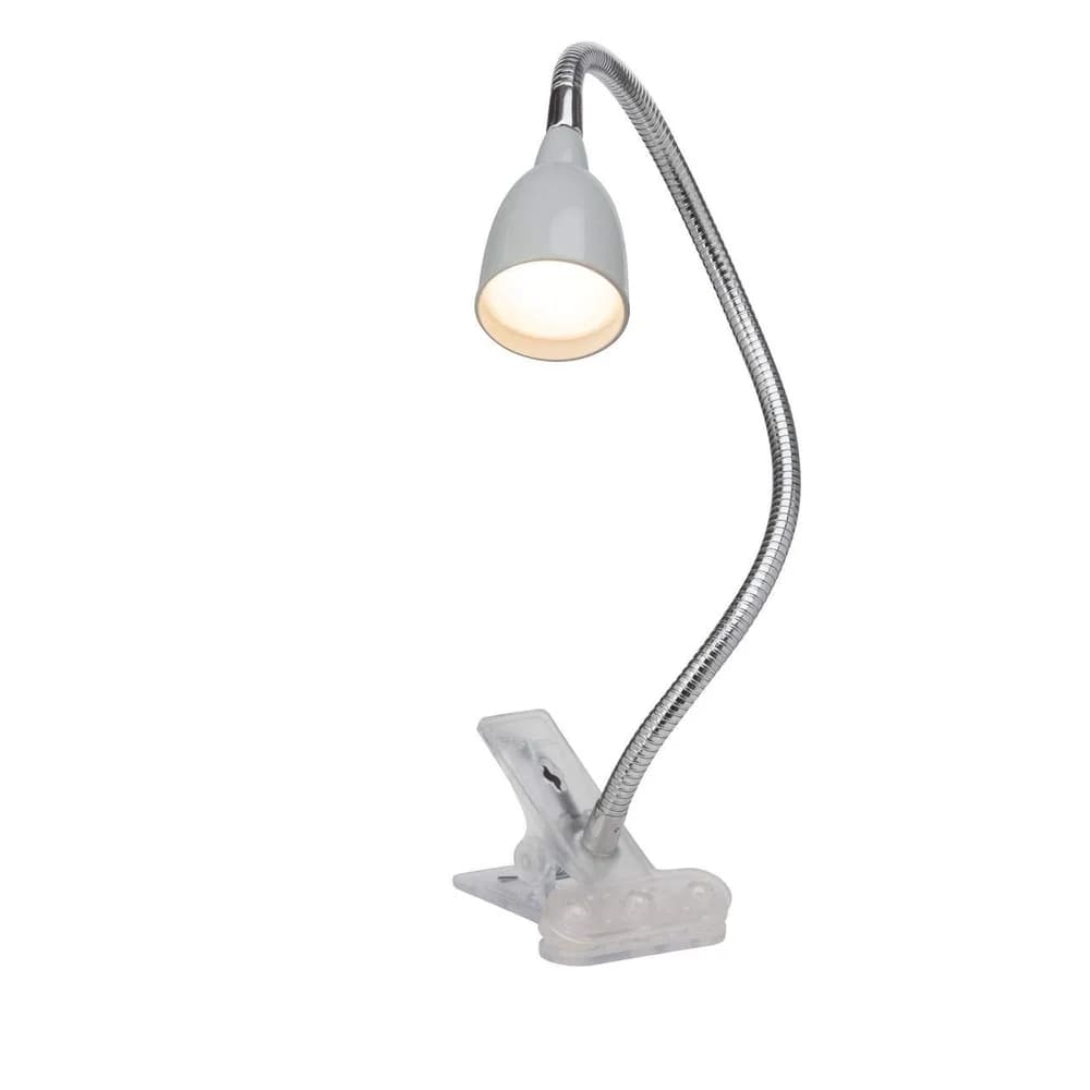 Brilliant LED Klemmleuchte Anthony eisen titan 2,4W 3000K Warmweiß