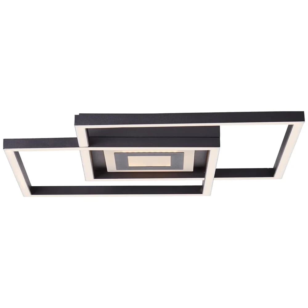 Brilliant Metis LED Deckenleuchte 40x30cm schwarz