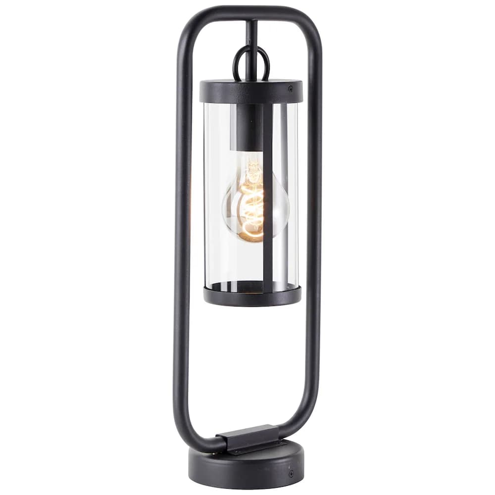 Brilliant Außenstehleuchte Sidney schwarz Glas E27 max. 20W IP44