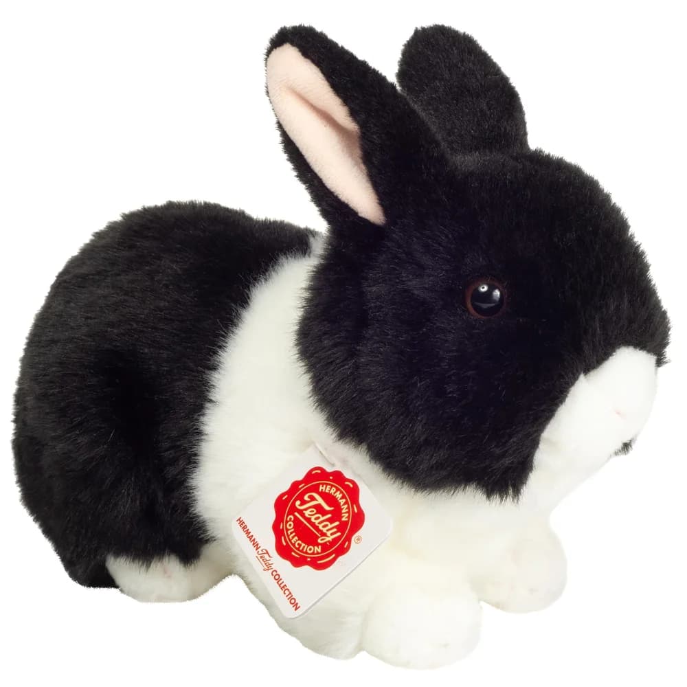 Teddy-Hermann - Hase schwarz-weiß 23 cm