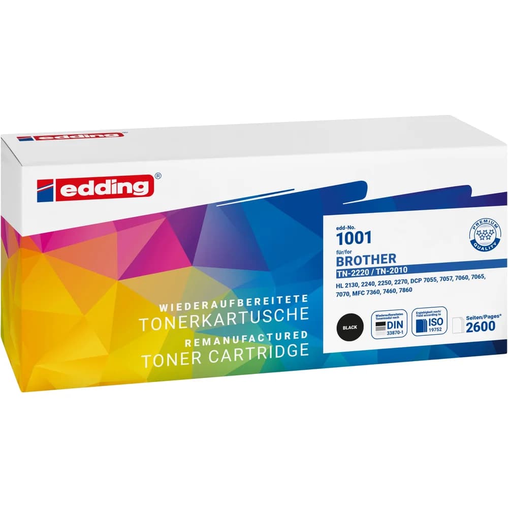 Edding Toner ersetzt Brother »TN-2220« schwarz