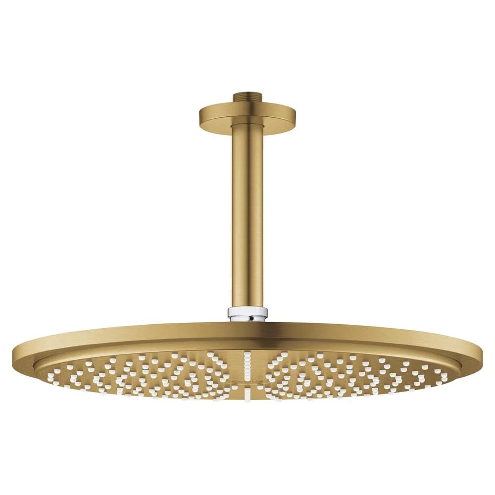 Grohe Rainshower Cosmopolitan 310 Kopfbrauseset, Deckenauslass 142mm, 26067GN0, Farbe: Cool sunrise gebürstet