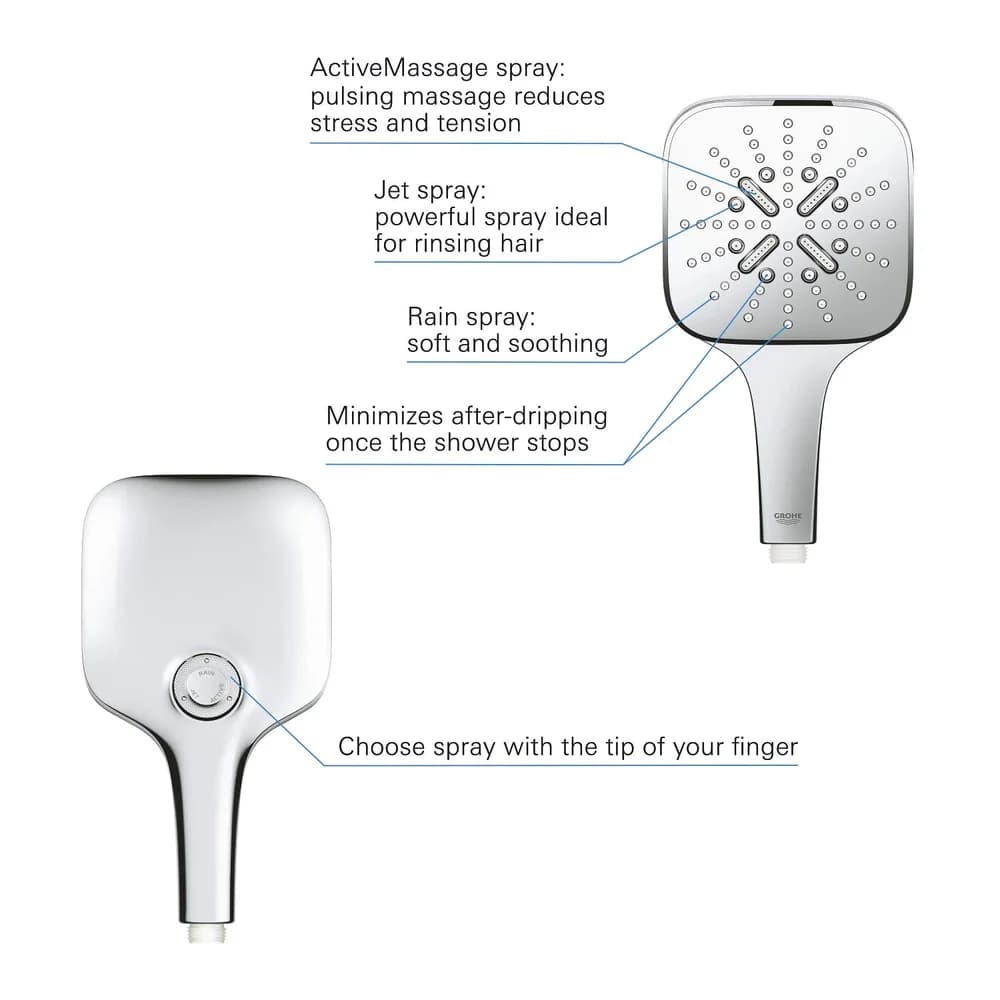 Grohe HB RAINSHOWER SMARTACTIVE 130 CUBE