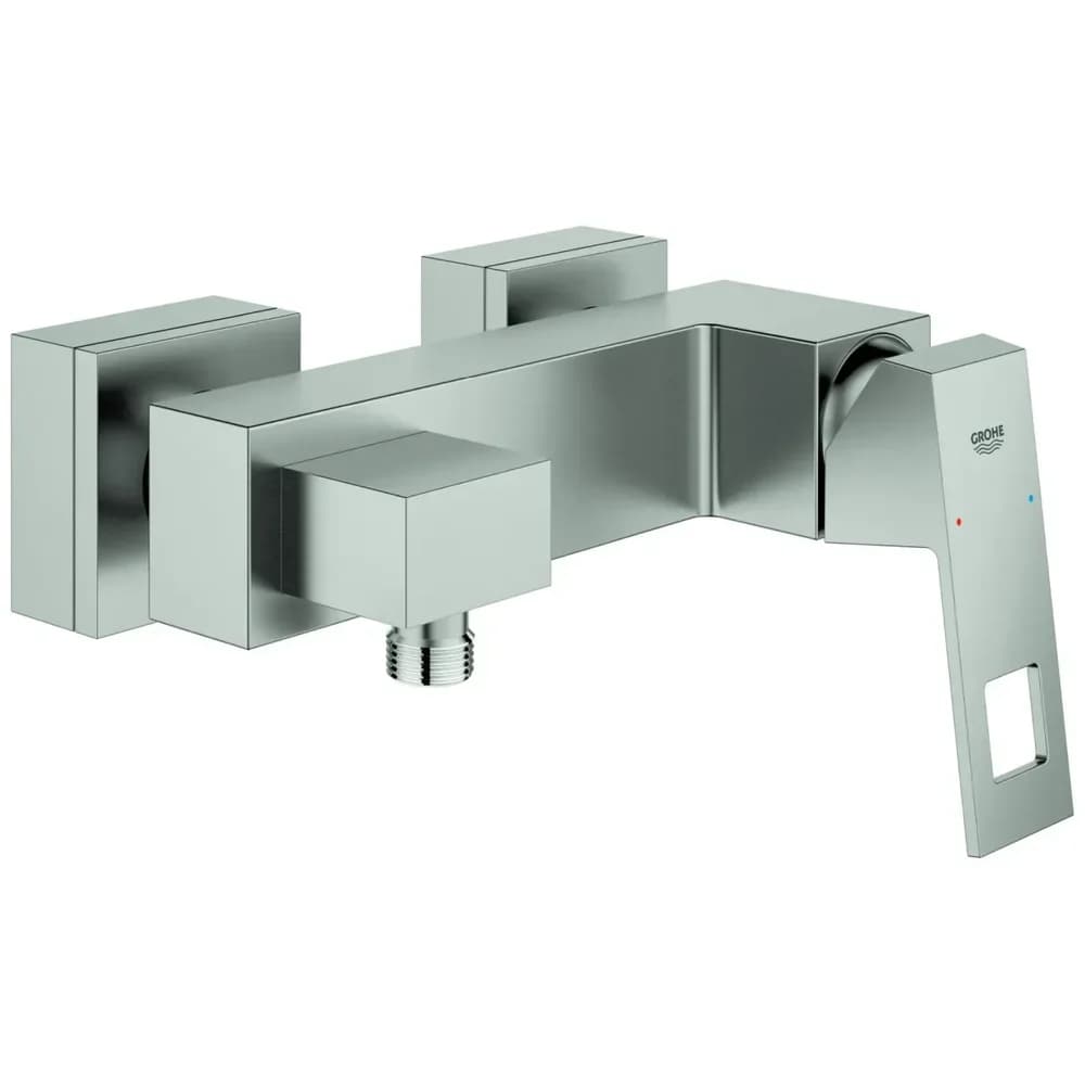 Grohe Eurocube Brausearmatur 23145DC0 supersteel, Wandmontage