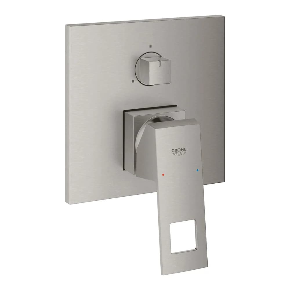 GROHE Eurocube Dusch- und Badewannenarmatur Supersteel 24094DC0