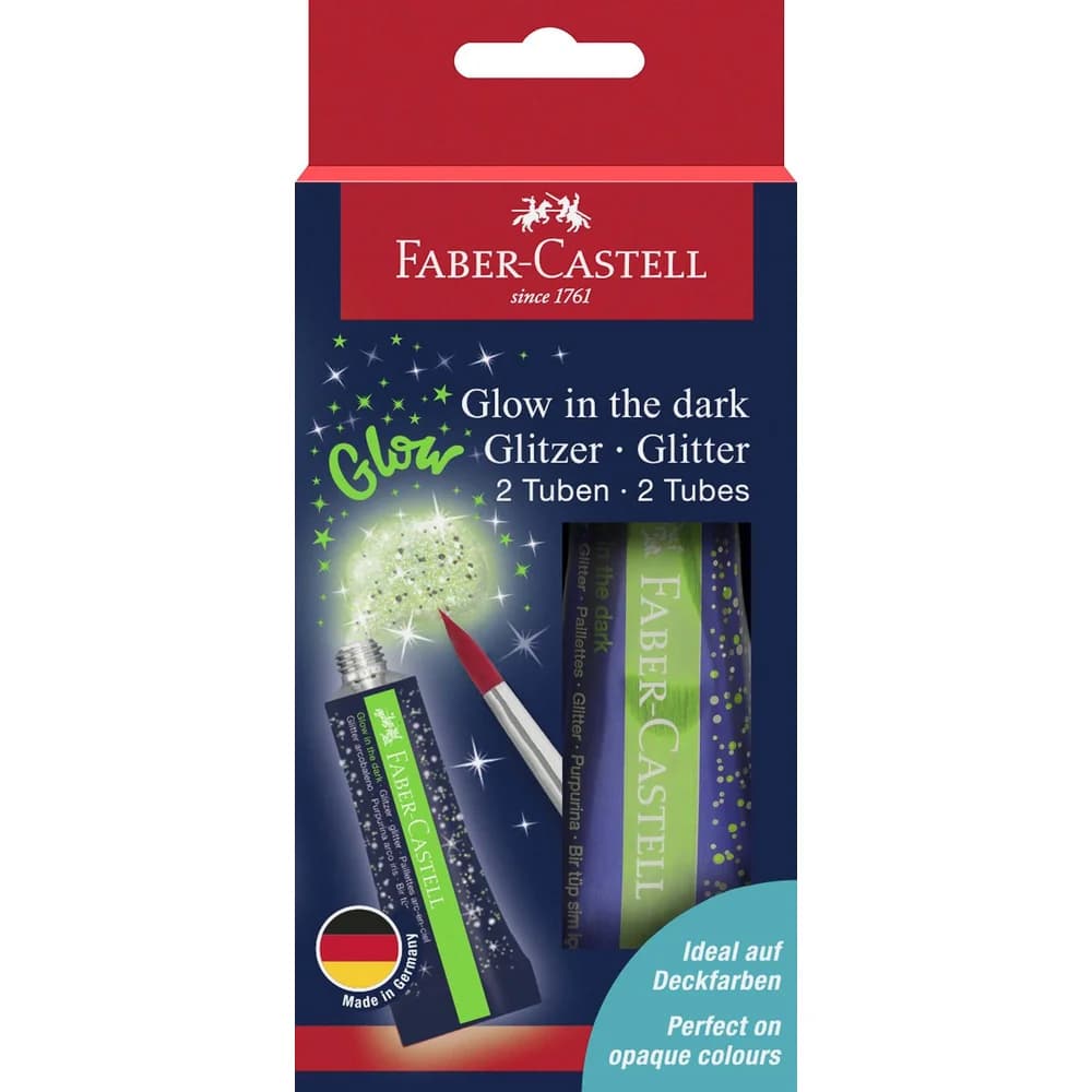 Faber-Castell 125092, Glitzerposterfarbe, 12 ml, 2 Stück(e)