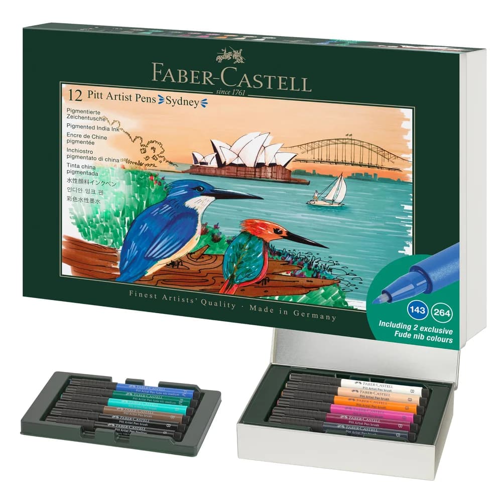 Tuschest. Pitt Artist Pen Set Sydney