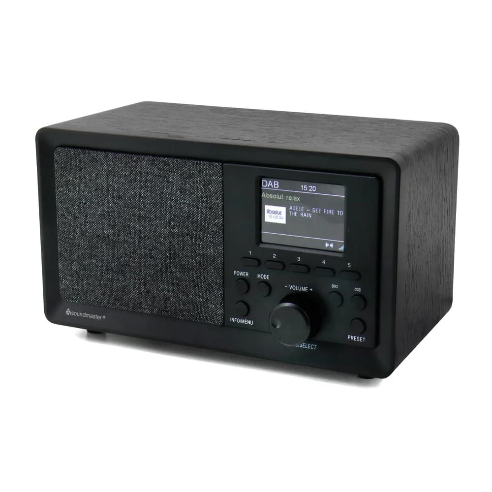 Soundmaster Radio DAB350SW DAB+/UKW Farbdisplay schwarz