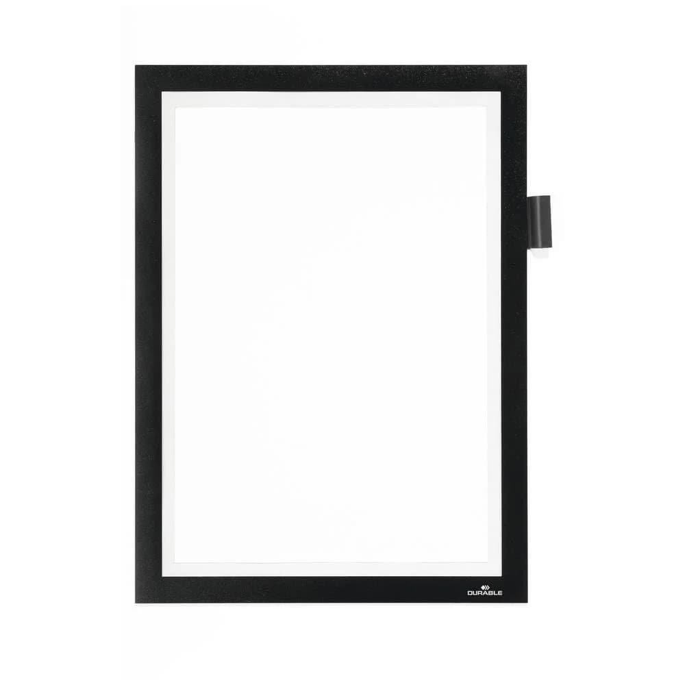DURABLE Magnetrahmen selbstklebend A4 schwarz