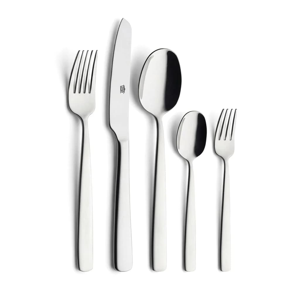Besteckset - GSW PREMIUM - 893480 - 30-teilig - Massiver Edelstahl 18/10 - Grau