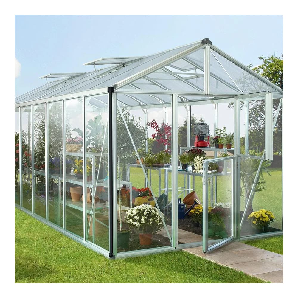 Vitavia Gewächshaus "Zeus 15700",aluminium eloxiert,15,7 m2