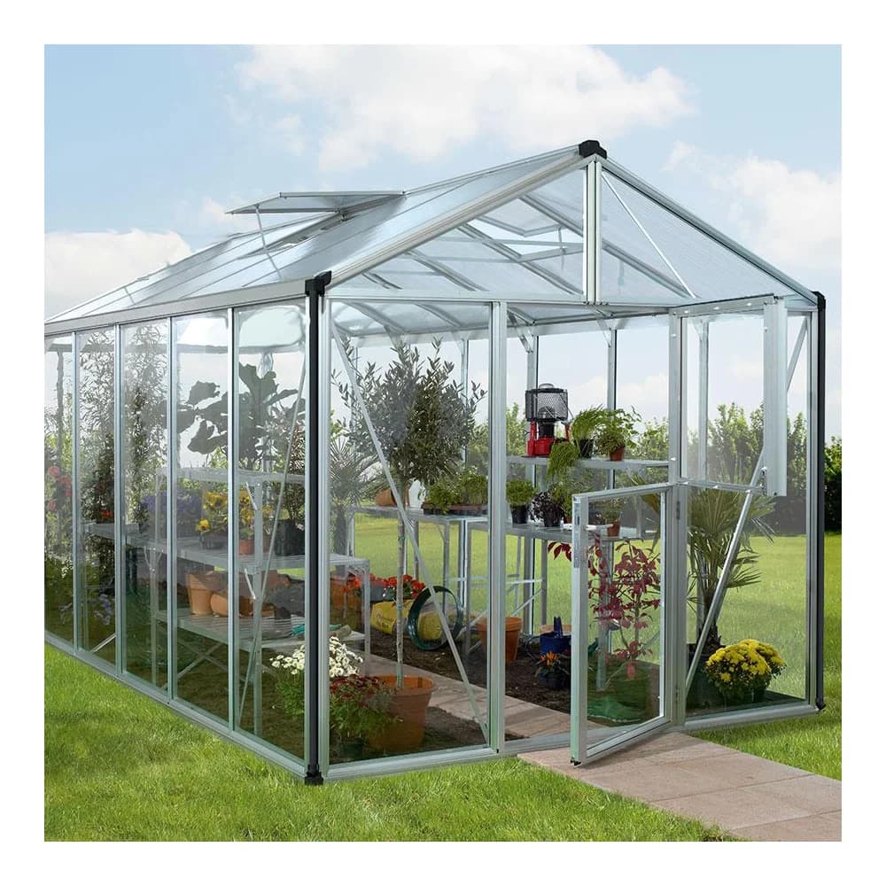 Vitavia Gewächshaus "Zeus 10000",aluminium eloxiert,10,0 m2